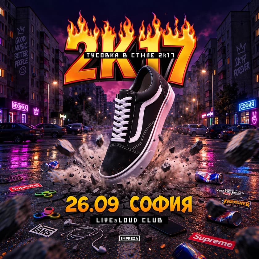 PARTY IN 2K17 STYLE | SOFIA in Sofia