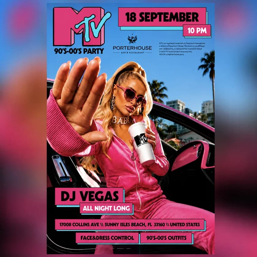 MTV Party in Sunny Isles Beach
