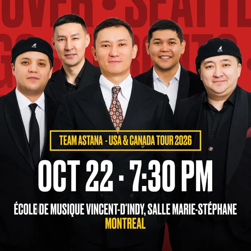 Team Astana in Montréal