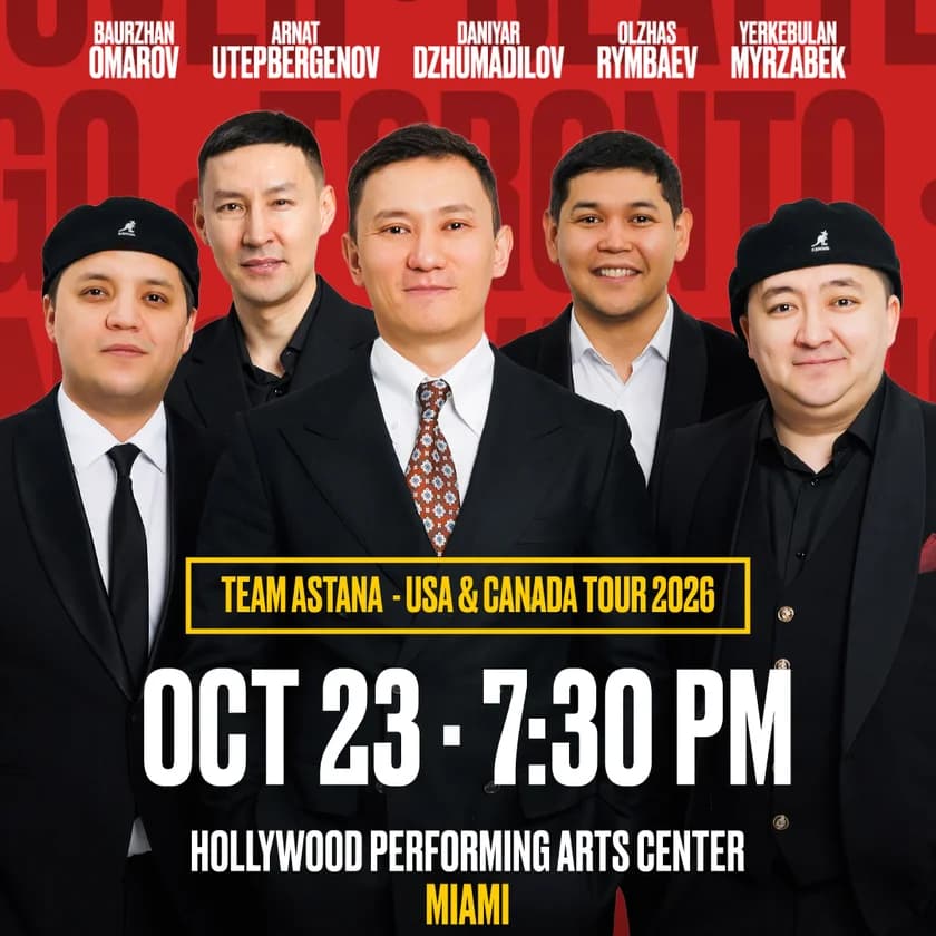 Team Astana in Miami