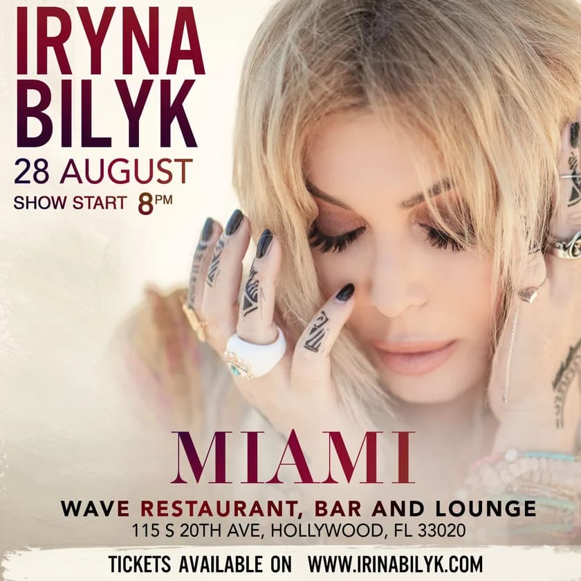 Iryna Bilyk in Miami