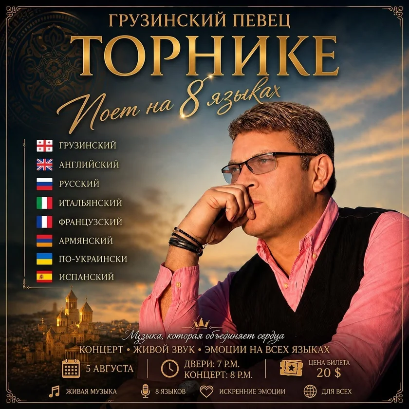 Торнике. Тот самый грузинский певец! in Philadelphia