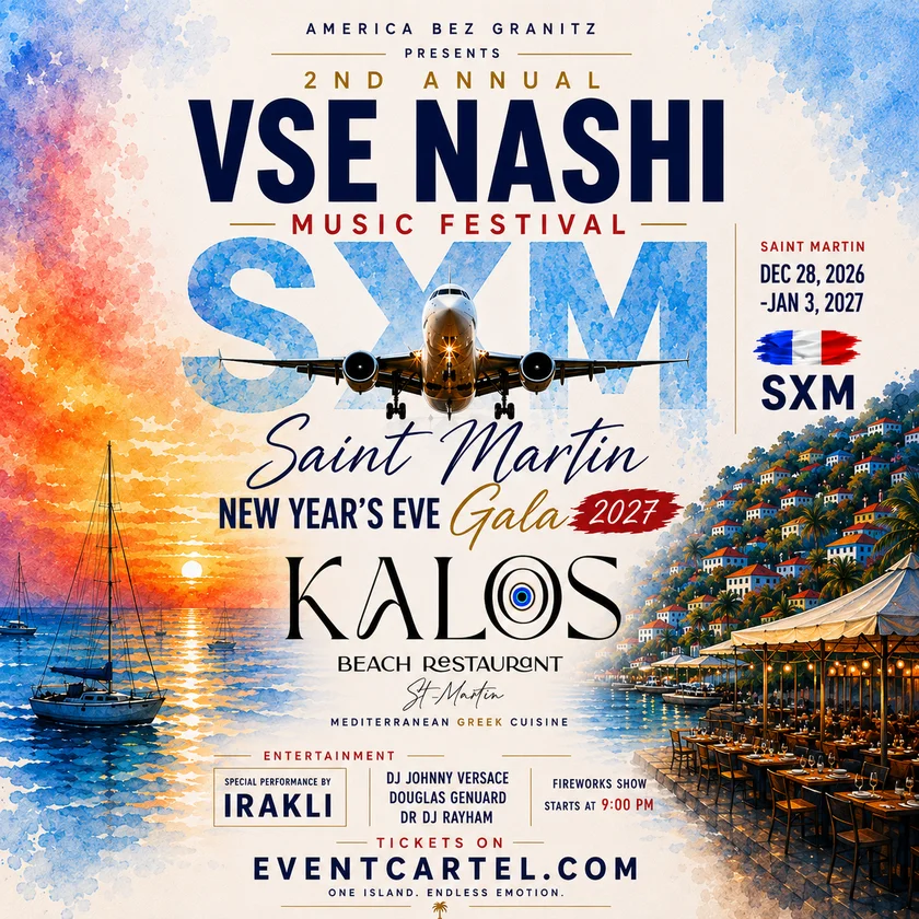 NEW YEAR GALA 2027 in Saint Martin