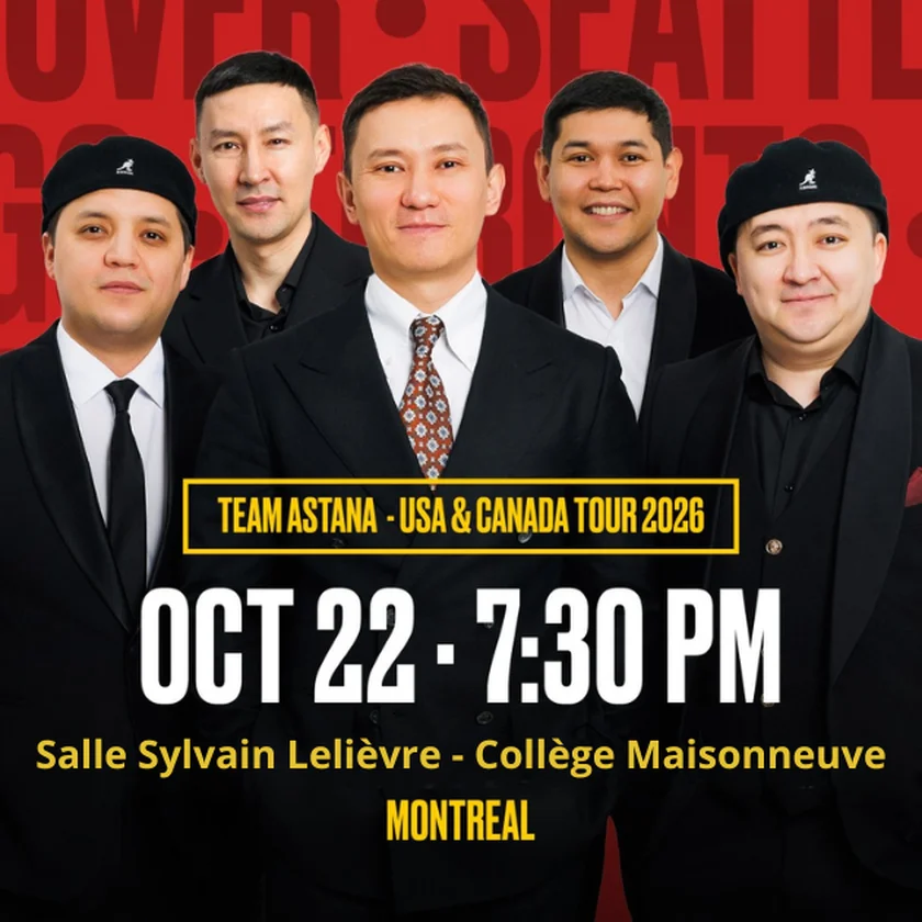 Team Astana in Montréal