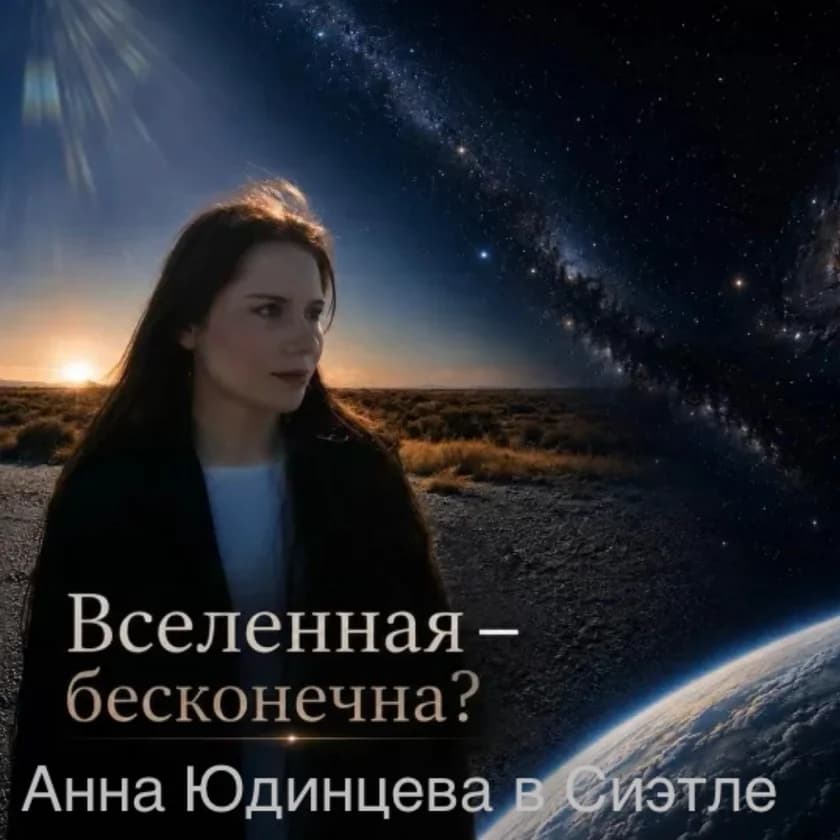 “Вселенная - бесконечна?” Лекция Анны Юдинцевой in Bellevue