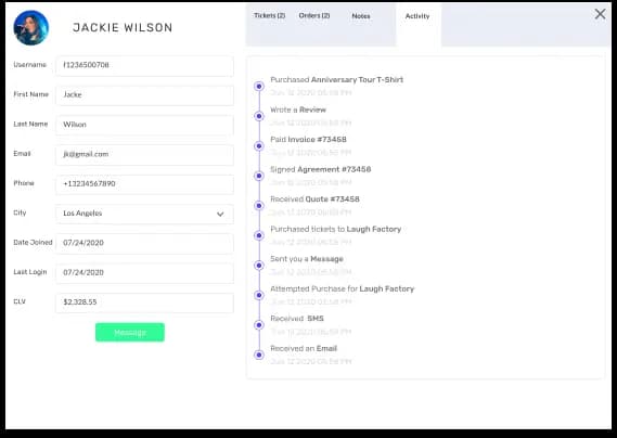 See detailed customer journey