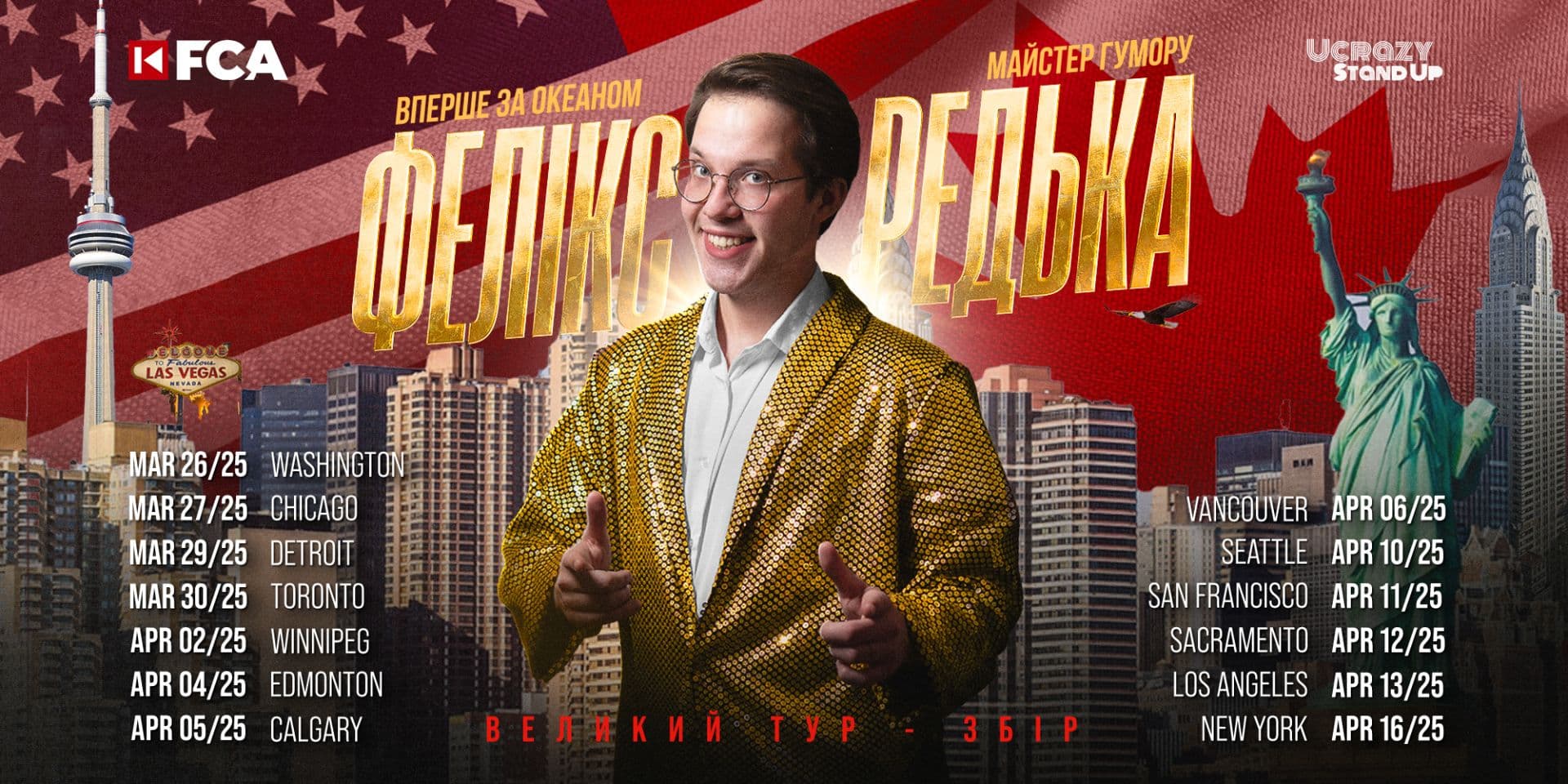Felix Redka USA and Canada Tour 2025