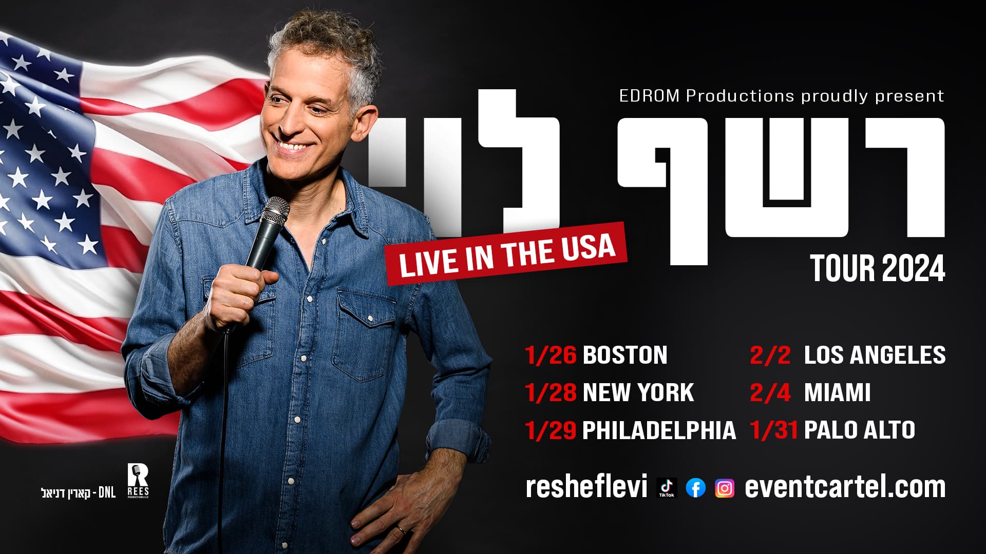 RESHEF LEVI USA AND CANADA TOUR 2024